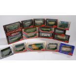 Collection of eighteen Exclusive First Editions model buses and coaches, to include Guy Arab II