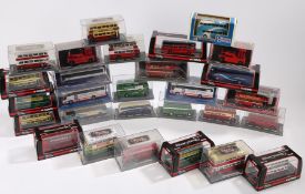 Collection of twenty-eight Corgi and The Original Omnibus Company model buses and coaches, to