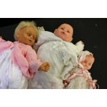"Roddy" doll, two other dolls (3)