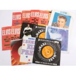 17 x Elvis Presley 7" singles.