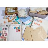 Stamps, UK and World, to include an album and a quantity of loose stamps (qty)