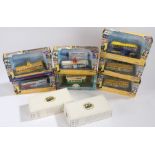 Collection of nine Corgi Original Omnibus and Atlas Editions Collections model trams, to include