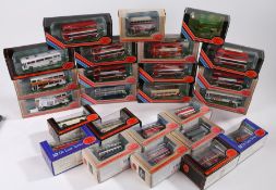 Collection of twenty-five Exclusive First Edition model buses and coaches, to include Bristol VR III