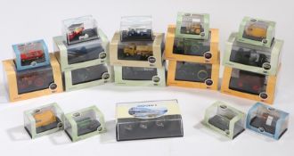 Collection of nineteen Oxford model vehicles, to include models from the Showtime, Commercials,