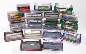 Collection of twenty-one The Original Omnibus Company model buses and coaches, to include National