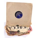 Collection of mixed 78 rpm Records Waltzes / Comedy / Band music