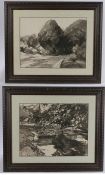 Walter Durac Barnett (1876-1961), "Wilderness Farm" and "In the Vale of Aylesbury", pair of signed