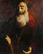 Minas Zakarian (B1955 Armenia), portrait of a bearded gentleman, oil on canvas, signed and titled to
