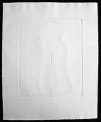 Horst Antes (B1936 Germany), "Figur", limited edition embossed print numbered 207/380 and with
