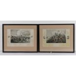 "Battle of Eupatoria Feb'y 17th 1955" and "Capture of the Malakhoff Sep'r 8th 1855", pair of