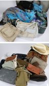 Collection of handbags, various sizes and styles (qty)