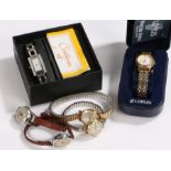 Ladies wristwatches, to include Siro, Technos, Ingersoll, Fortis, quartz wristwatch, Lorus (6)