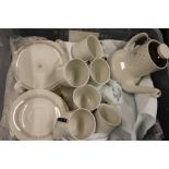 Royal Doulton Morning Star pattern coffee service, consisting of coffee pot, six cups, saucers and