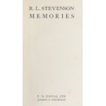 Robert Louis Stevenson, Memories, published by T & N Foulis Ltd. fourth edition 1923
