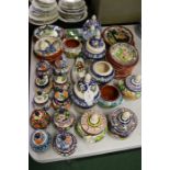 Collection of Spanish and Portuguese terracotta dishes, covered vases, plates etc. (qty)