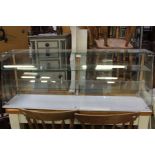 Table top display cabinet, 121cm wide