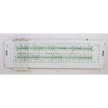 Extremely large Faber-Castel advertising/boardroom slide rule, of typical form, print to both sides,