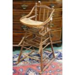 Wooden high chair