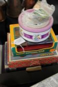 Collection of items, to include a boxed Kodak Instamatic 177-X camera, two puzzles, book, tin and
