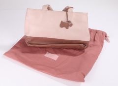 Radley medium vintage pink handbag, 30cm wide, with tag and bag