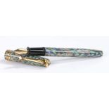 Conway Stewart 03/001 fountain pen, with mother of pearl effect body and 18 carat gold nibSome