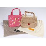 Radley mini scatter handbag, 19cm wide, with bag, Radley mini suede handbag, 19cm wide, with bag (