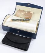 Conway Stewart "Dinkie" ball point pen, No 555/019, housed in a presentation case containing a