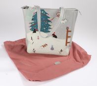 Radley "Winter Wonderland" Autumn/Winter Christmas 2014 handbag, 32cm wide, with tag and bag