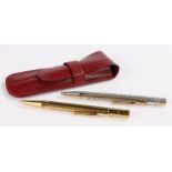 Conway Stewart No.50 silver gilt commemorative propelling pencil for The Queen's Jubilee 1952-