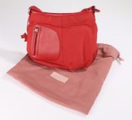 Radley red spotty dog cross body handbag, 24cm wide, with tag and bag
