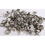 Collection of stainless steel rings, various sizes and styles (qty)