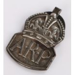 Silver A.R.P badge, 9.6g