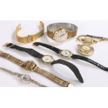 Watches to include gentlemans K.A. West automatic wristwatch, ladies Reflex watches etc. (8)