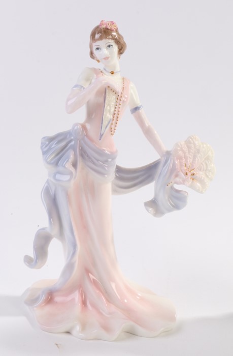 Coalport figure from the jazz age series, "Poppy", 20cm high