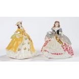 Two Coalport figurines, the 'Fairest Flowers' series, consisting of 'Primrose' and 'Poppy', both