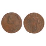 Rare United States of America New Jersey 1786 token/coin, USA, Colonial Copper issue,1786