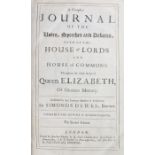 Sir Simonds d`Ewes. A Compleat Journal of the Votes, Speeches and Debates, both of the House of