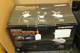 Cometron Firstscope 76 tabletop telescope, boxed
