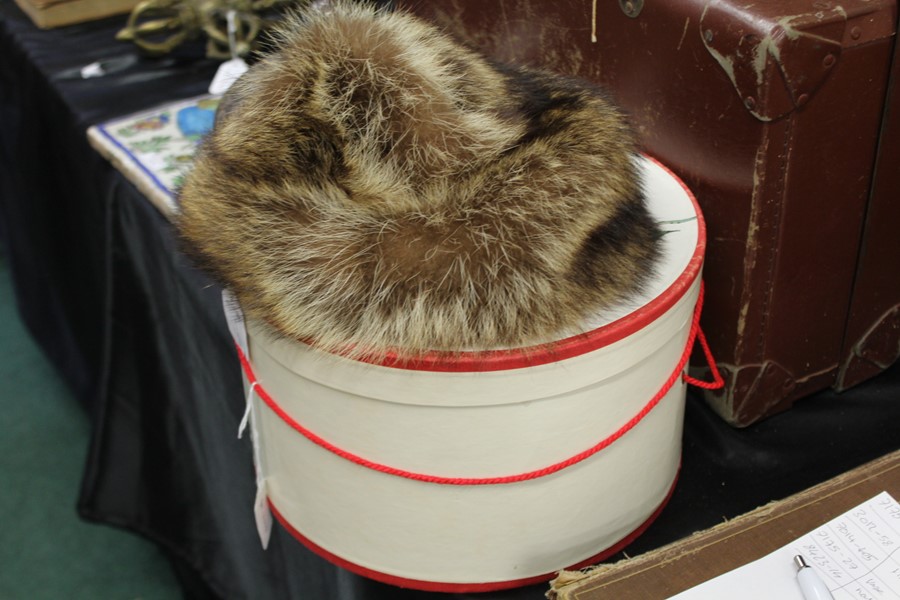 Miss Alice for Lord and Taylor fur hat, circa 1970, housed in a Lord and Taylor hat box, Macy's - Image 3 of 4