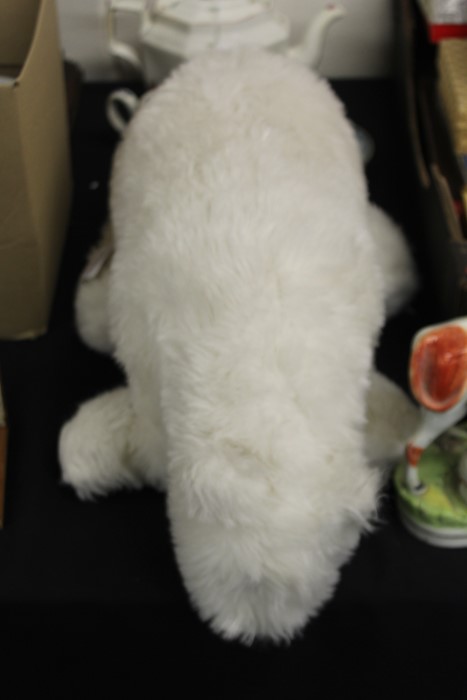 Alresford Crafts stuffed toy, as a polar bear, 48cm long - Image 2 of 2