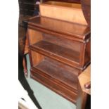 Globe Wernicke style two-section bookcase, 87cm wide