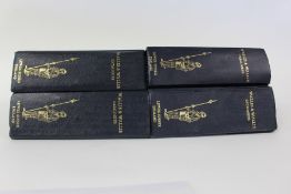Archive of Wallis & Wallis auction catalouges, bound, 1970's
