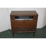 Grundig Radio/Record Player, 78cm diameter