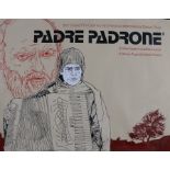 Padre Padrone (1977) - British Quad film poster, directed by Paolo and Vittorio Taviani, a poster