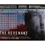 The Revenant (2015) - British Quad film poster, starring Leonardo DiCaprio, Tom Hardy and Will