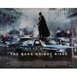 The Dark Knight Rises (2012) - British Quad film poster, starring Christian Bale, Tom Hardy and Anne