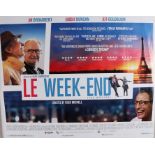 Le Week-End (2013) - British Quad film poster, Lindsay Duncan, Jim Broadbent, and Jeff Goldblum,