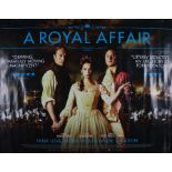 A Royal Affair (2012) - British Quad film poster, starring Mads Mikkelsen, Alicia Vikander and