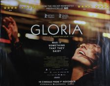 Gloria (2013) - British Quad film poster, starring Paulina García, rolled, 30" x 40"