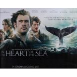 In The Heart of the Sea (2015) - British Quad film poster, starring Chris Hemsworth, Cillian Murphy,